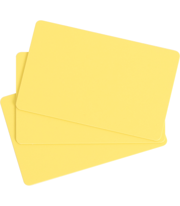 Tarjeta Amarilla PVC