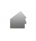 Tarjeta Plateada PVC