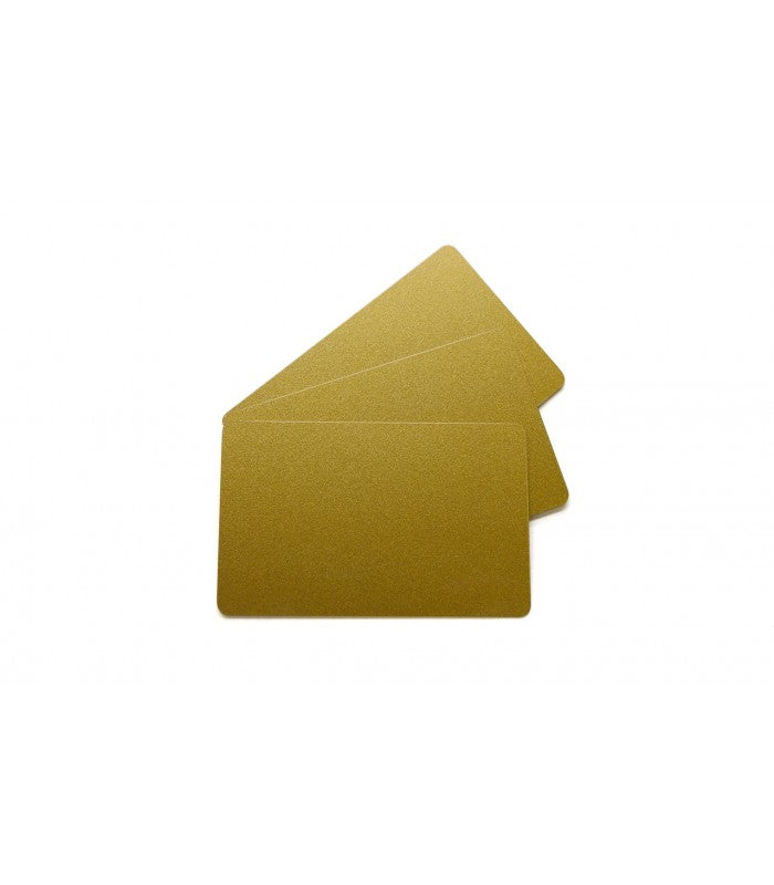Tarjeta Dorada PVC