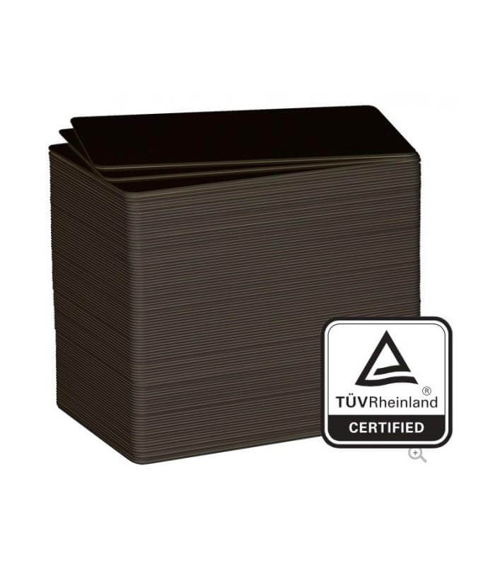 TARJETA NEGRA MATE PVC-U